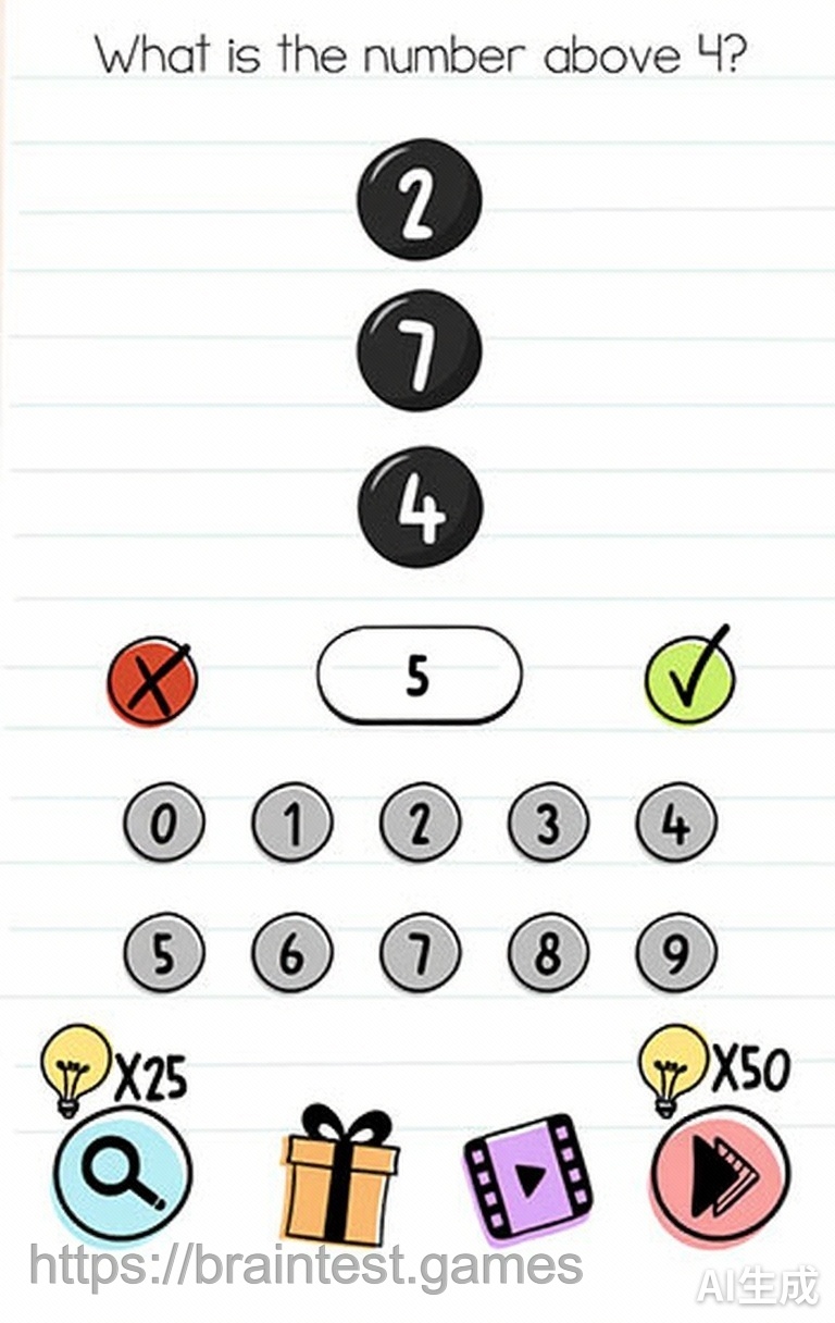 Brain Test Level 283 - Step 1