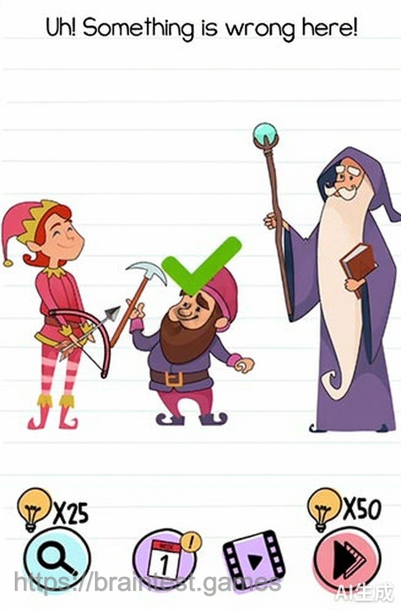 Brain Test Level 297 - Step 1