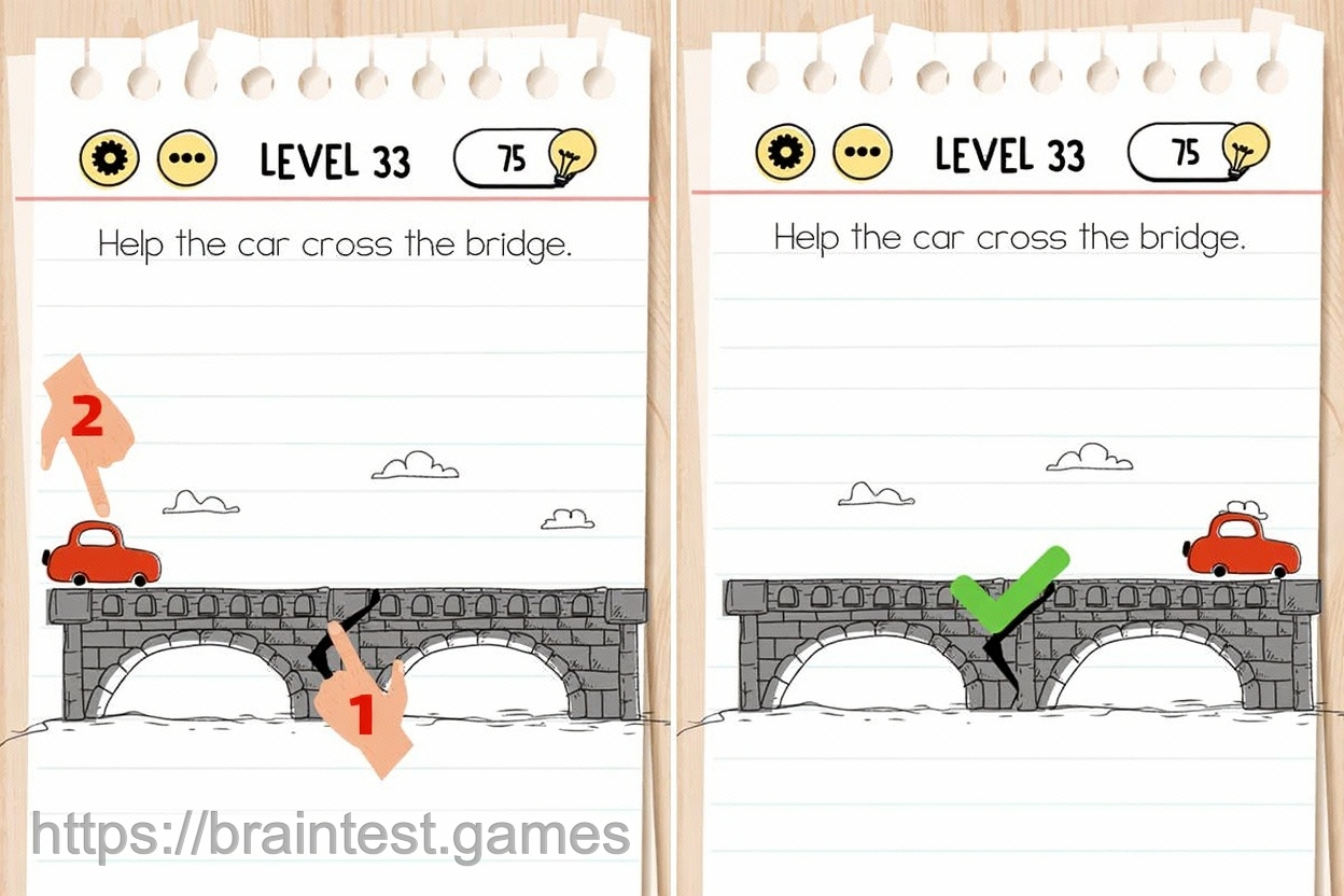 Brain Test Level 33 - Step 1