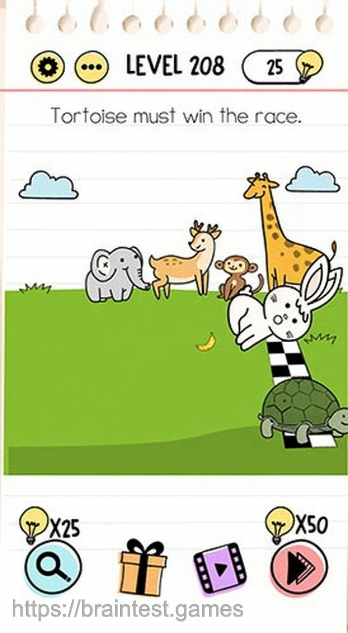 Brain Test Level 208 - Step 2