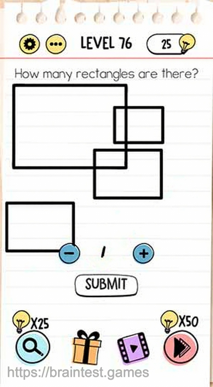 Brain Test Level 76 - Step 2