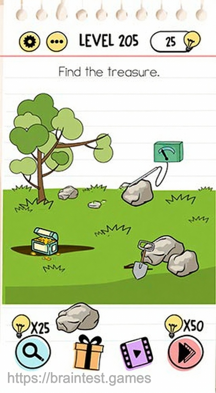 Brain Test Level 205 - Step 2