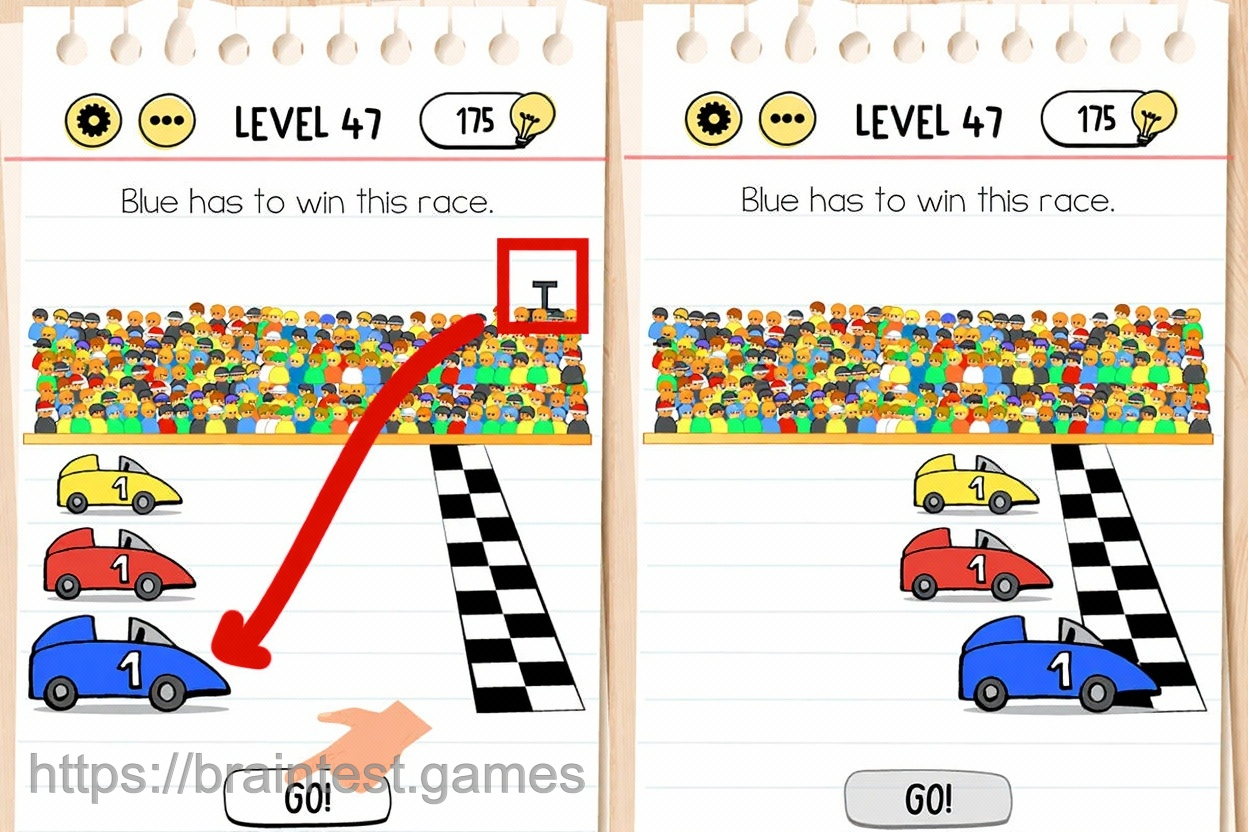 Brain Test Level 47 - Step 1