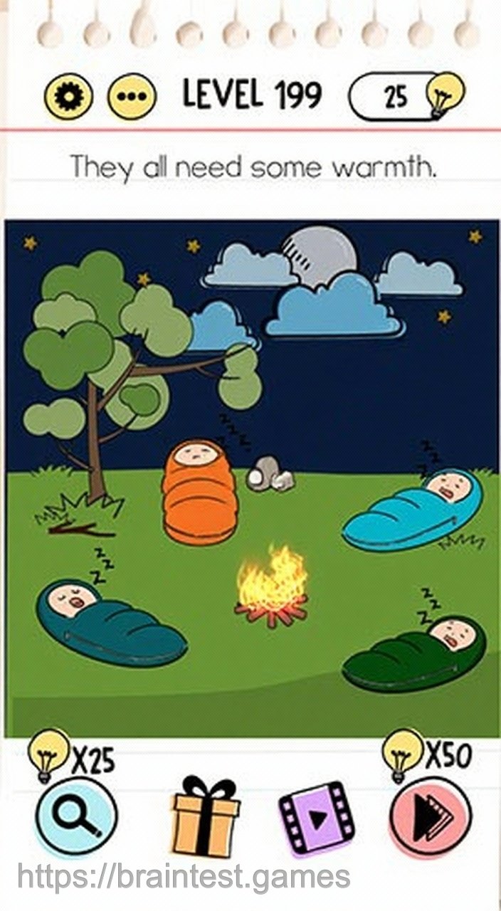 Brain Test Level 199 - Step 2