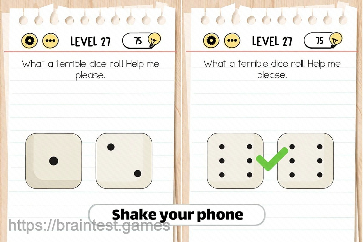 Brain Test Level 27 - Step 1