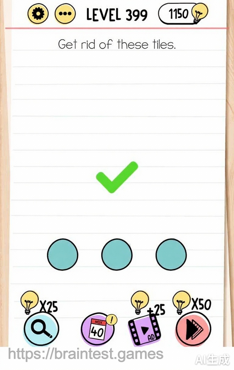 Brain Test Level 399 - Step 1