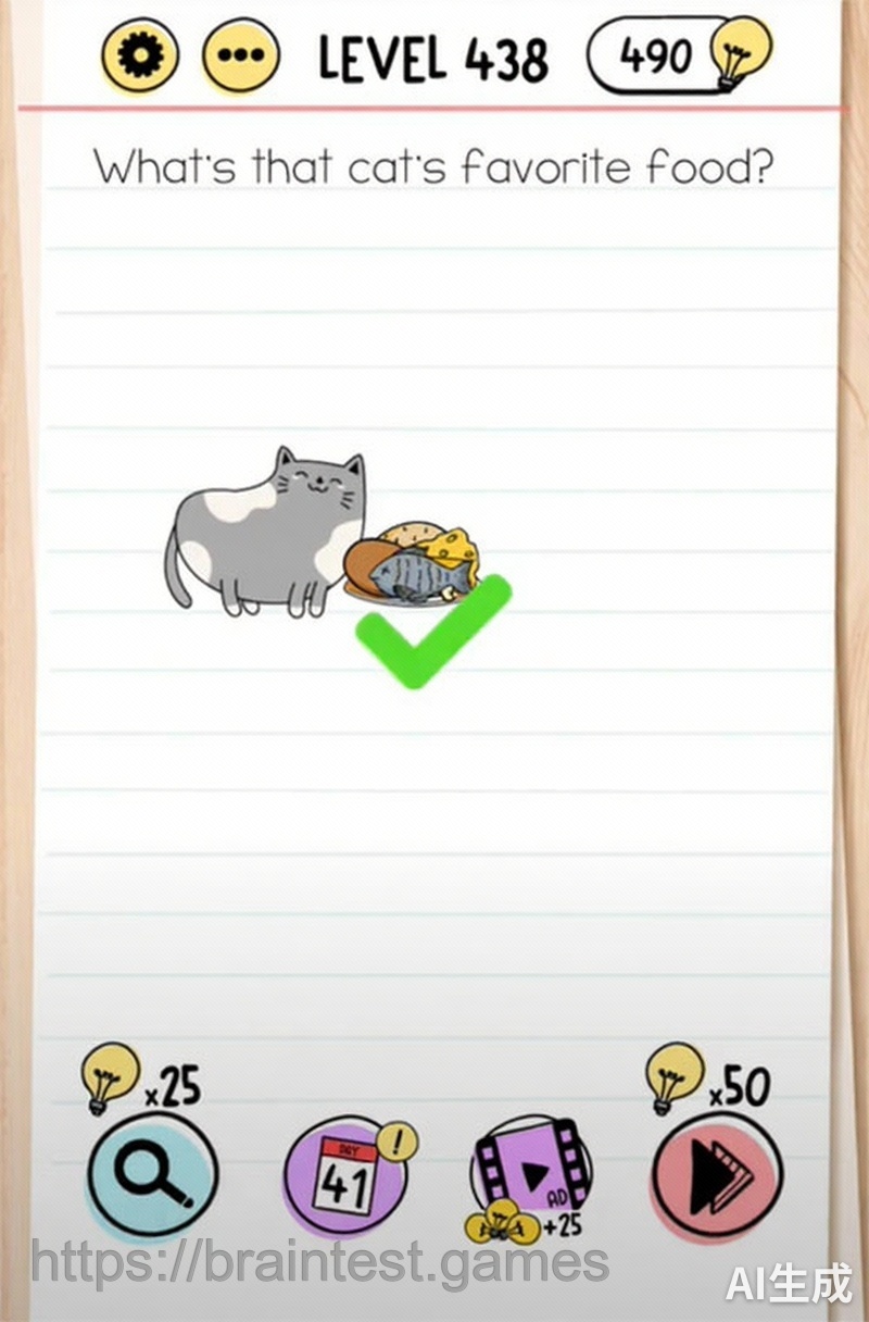 Brain Test Level 438 - Step 1