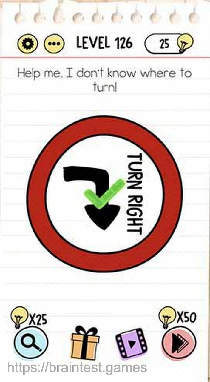 Brain Test Level 126 - Step 2