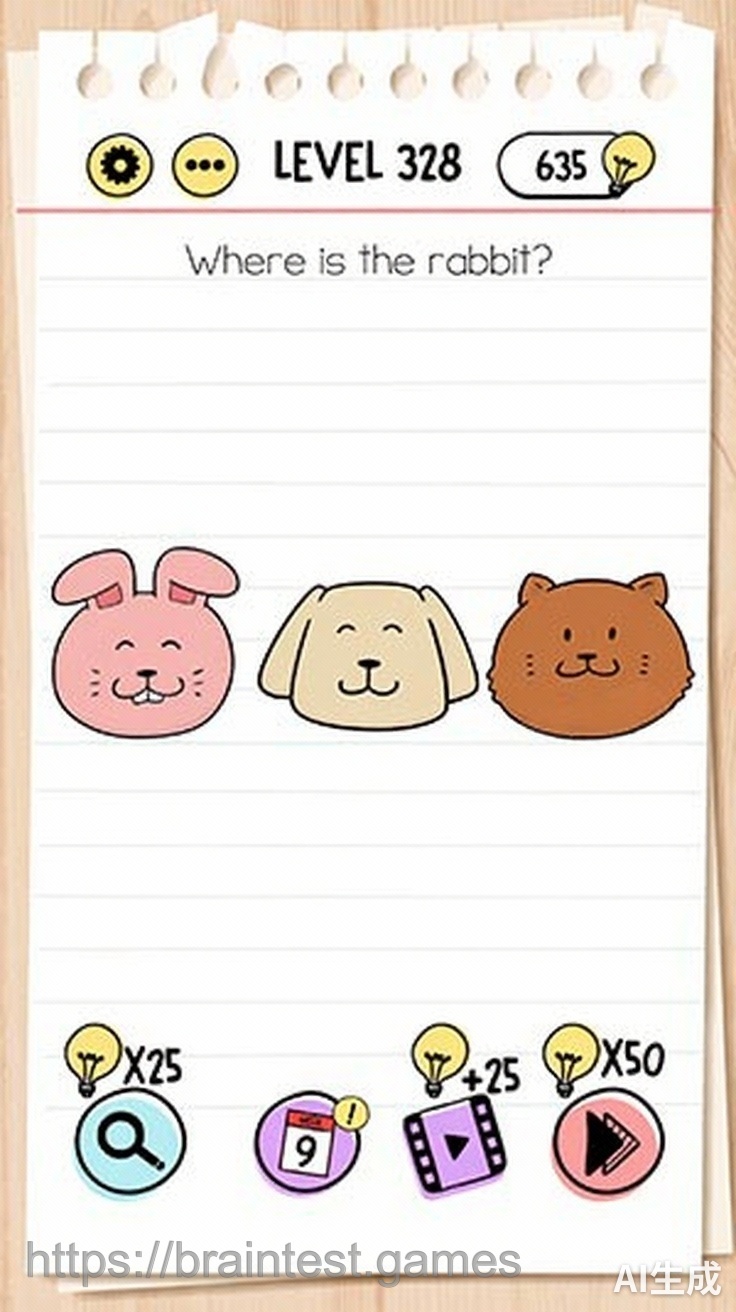 Brain Test Level 328 - Step 1