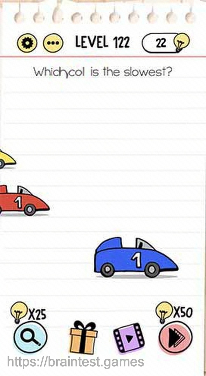 Brain Test Level 122 - Step 2