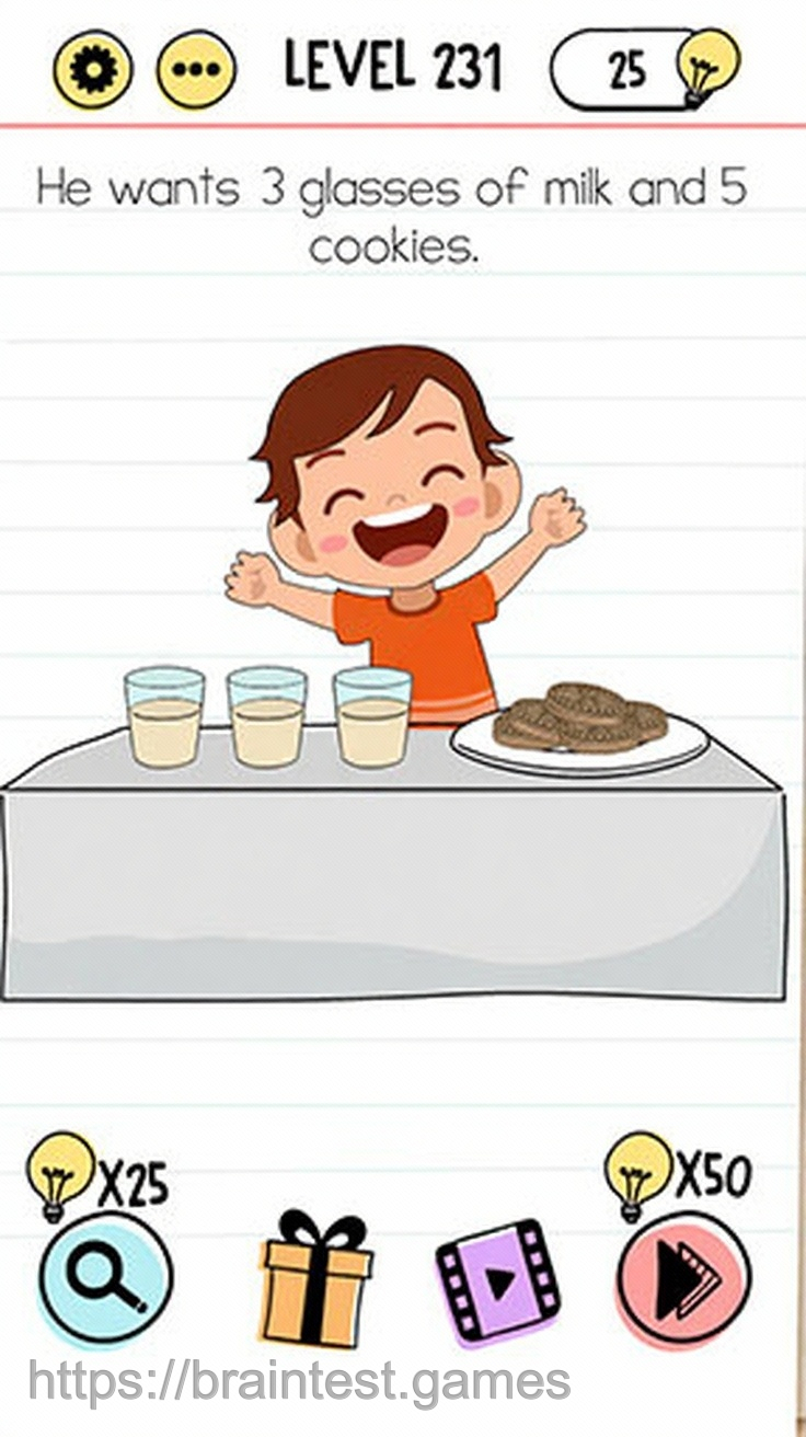 Brain Test Level 231 - Step 1