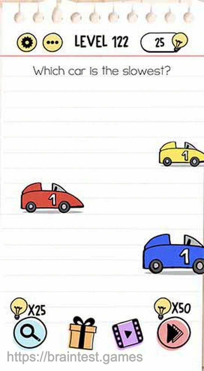 Brain Test Level 122 - Step 1