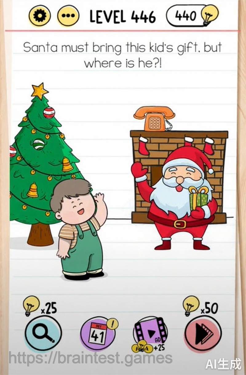 Brain Test Level 446 - Step 1