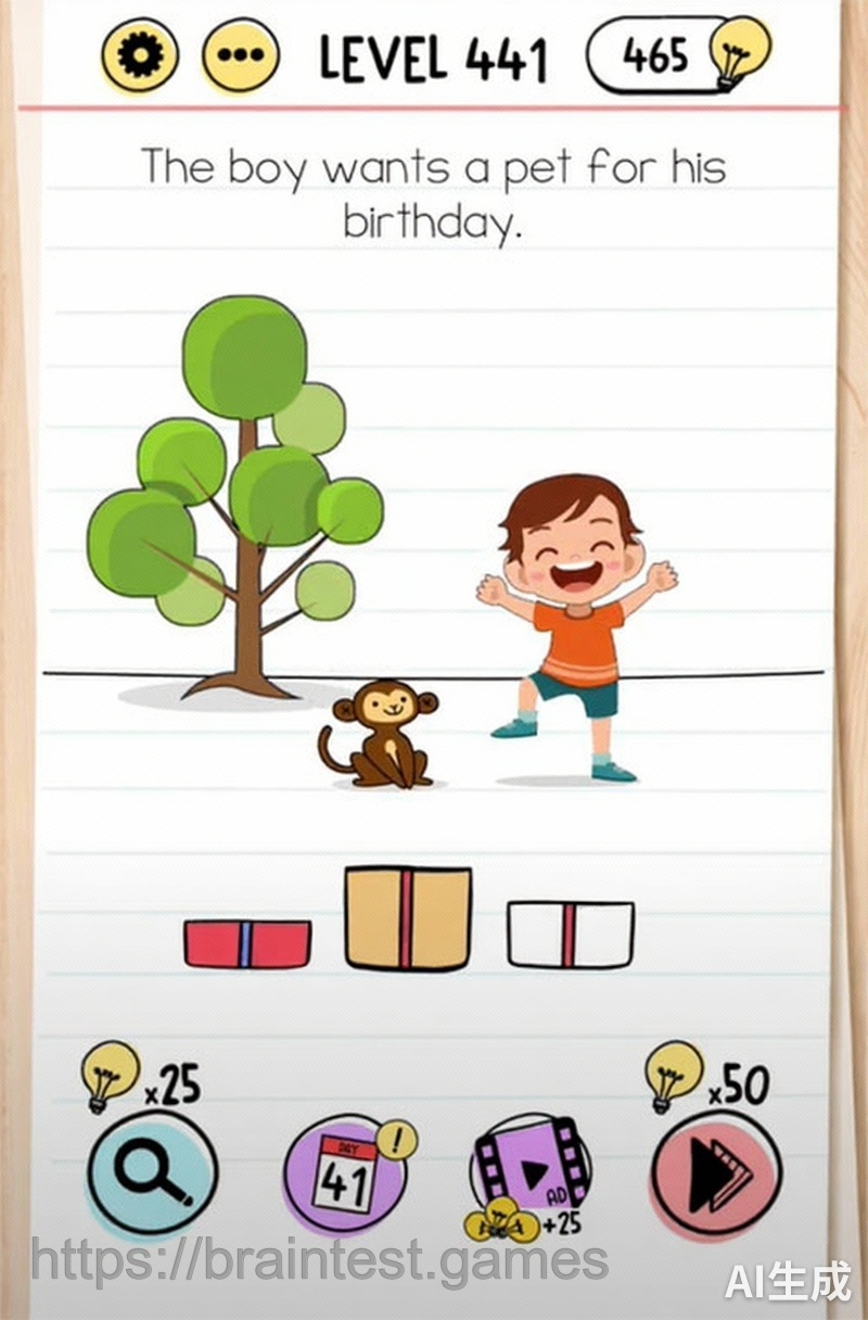 Brain Test Level 441 - Step 1