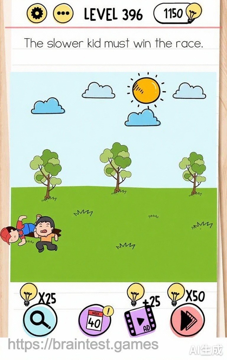 Brain Test Level 396 - Step 1