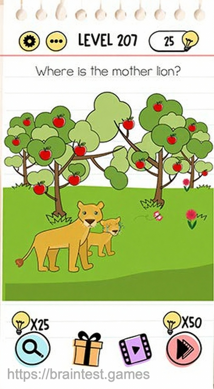 Brain Test Level 207 - Step 2