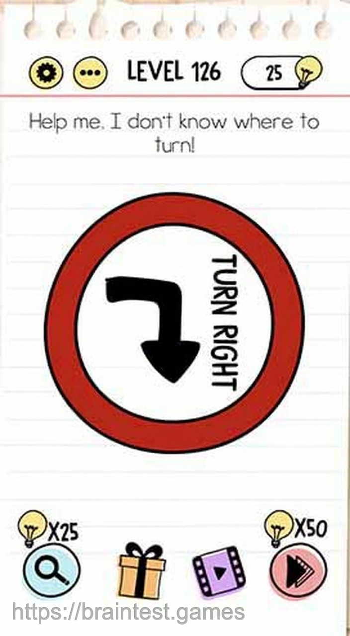 Brain Test Level 126 - Step 1