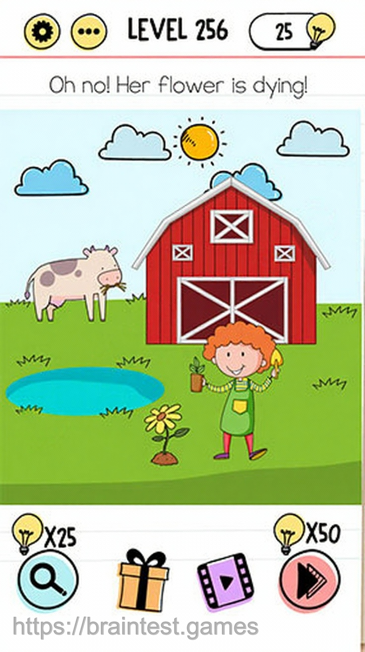 Brain Test Level 256 - Step 1