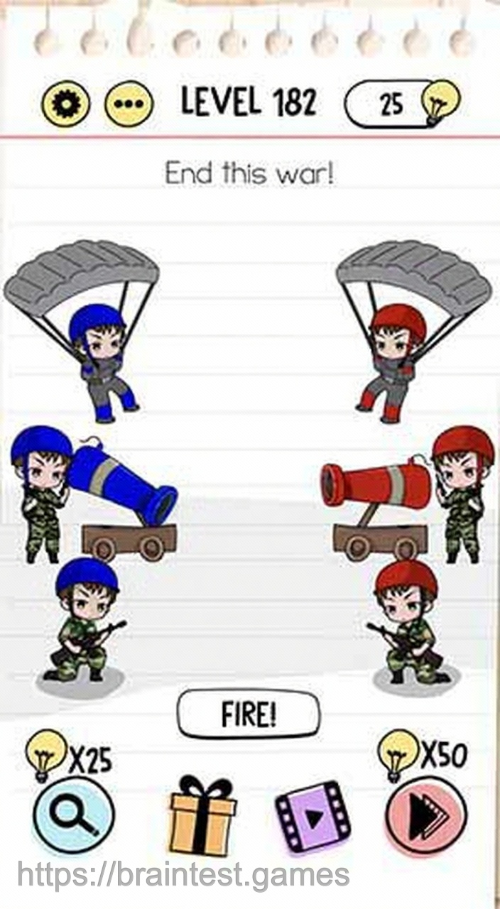 Brain Test Level 182 - Step 1