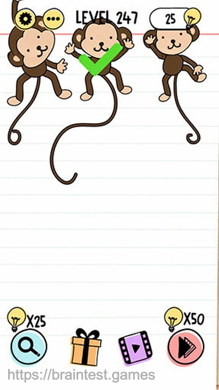 Brain Test Level 247 - Step 1