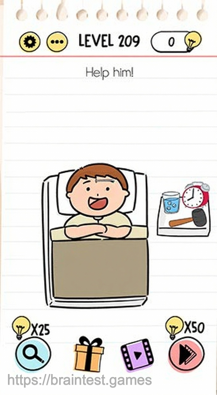 Brain Test Level 209 - Step 2