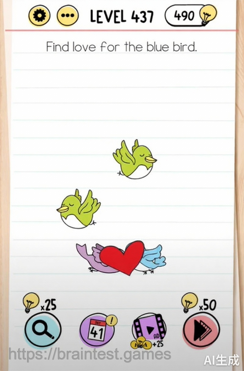 Brain Test Level 437 - Step 1