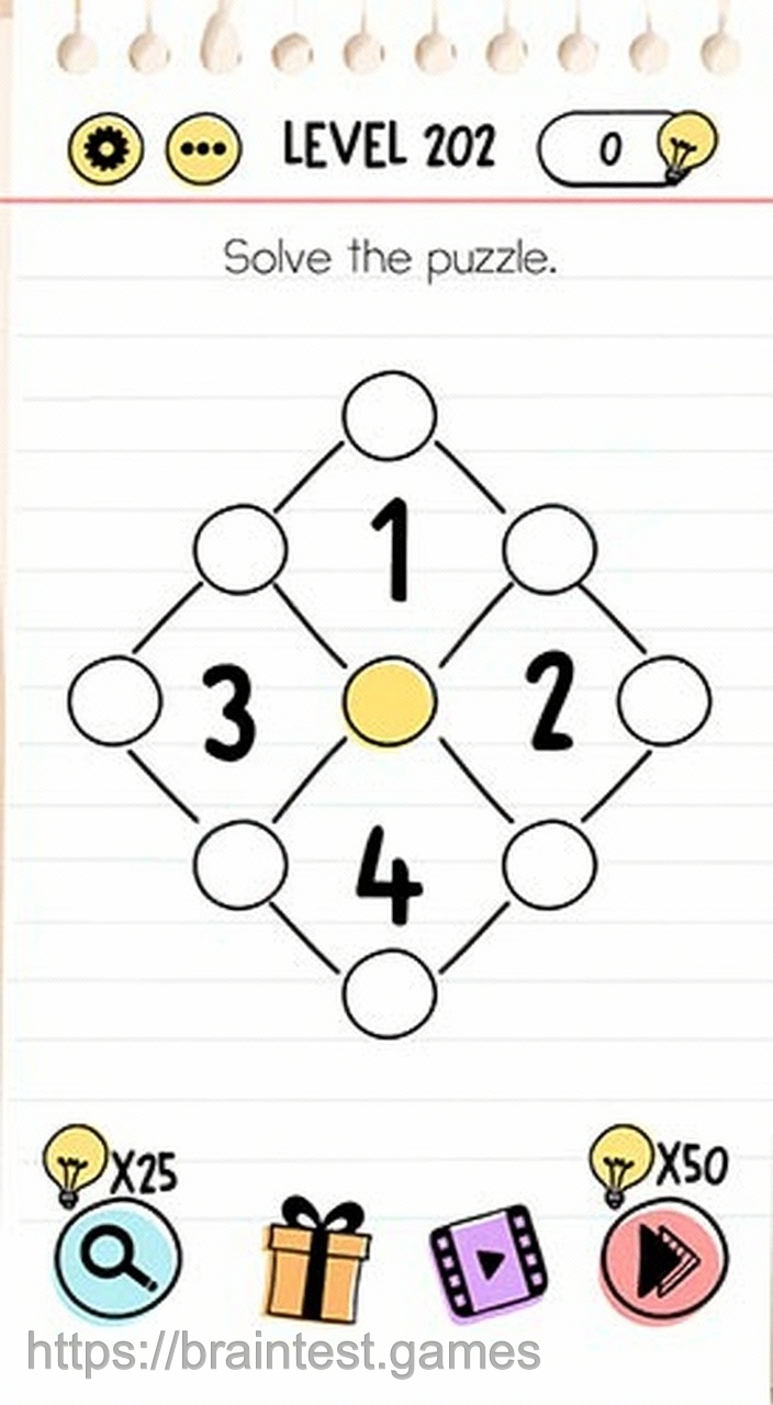 Brain Test Level 202 - Step 1