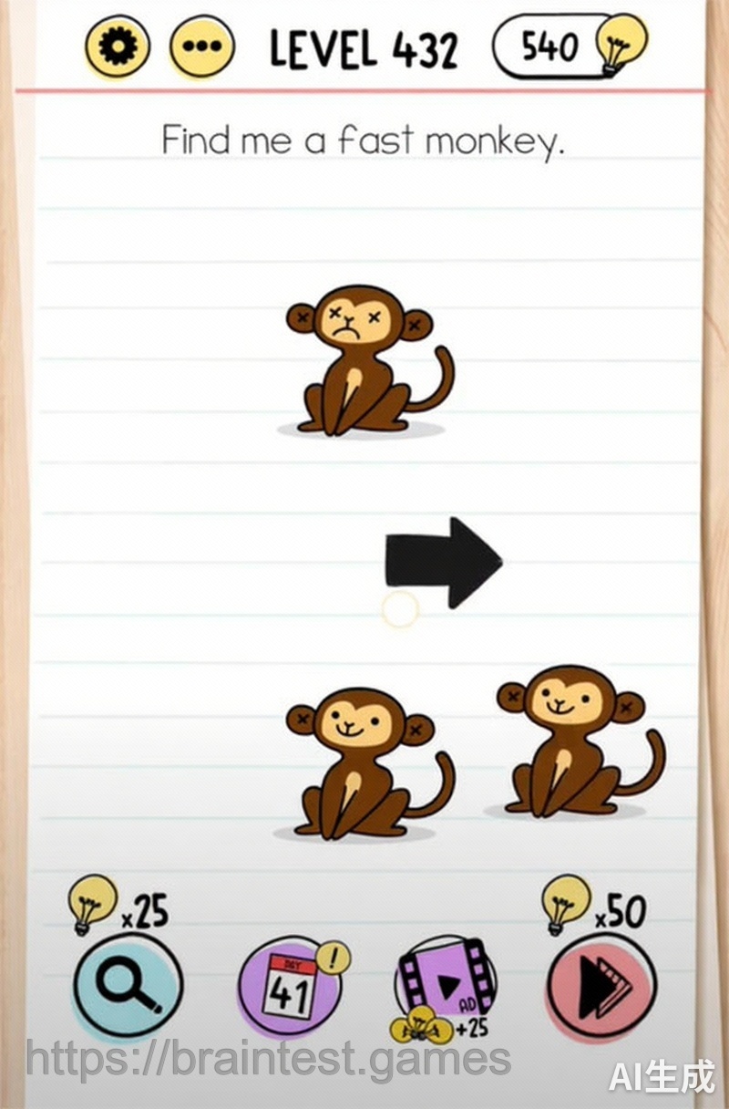 Brain Test Level 432 - Step 1