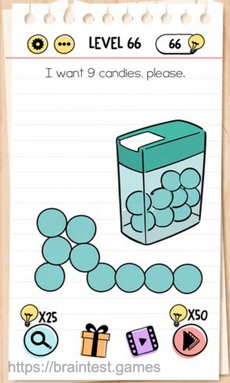 Brain Test Level 66 - Step 2