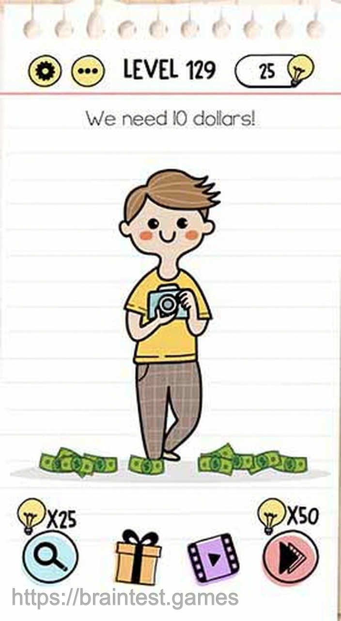 Brain Test Level 129 - Step 2