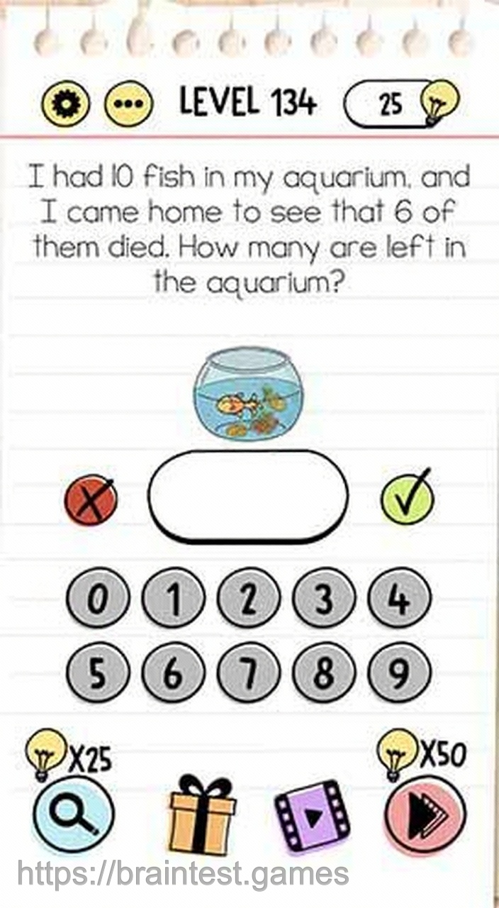 Brain Test Level 134 - Step 1