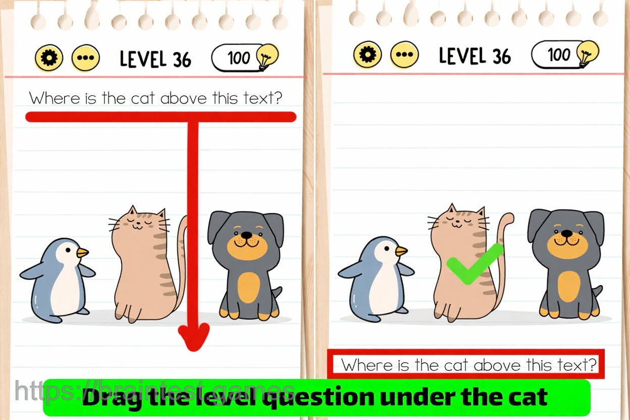 Brain Test Level 36 - Step 1