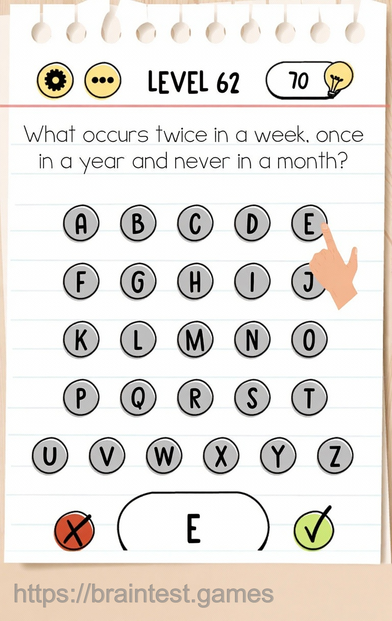 Brain Test Level 62 - Step 1