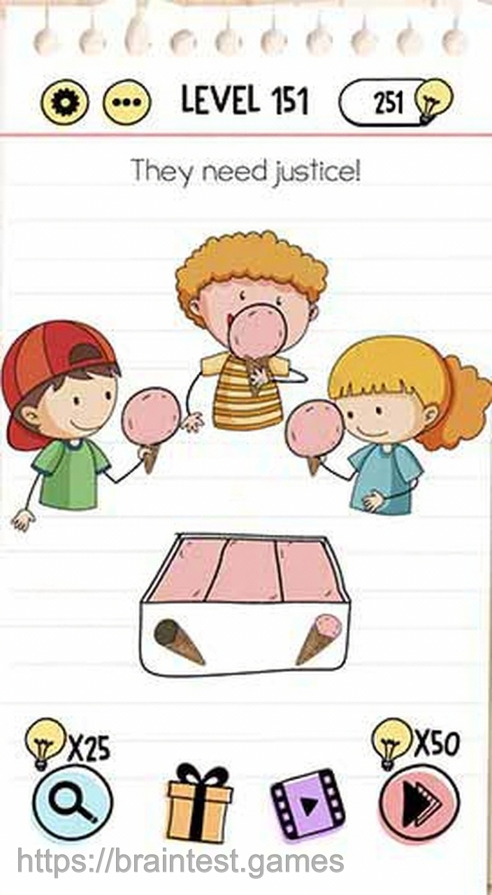 Brain Test Level 151 - Step 2