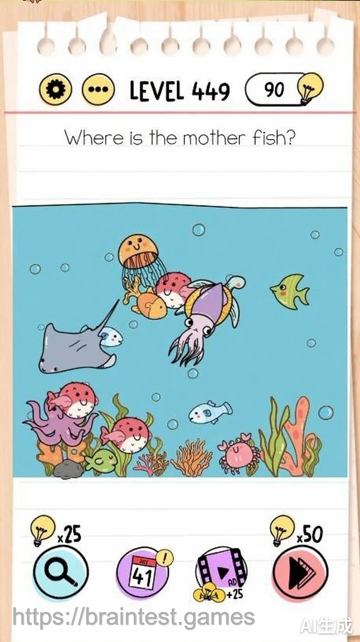 Brain Test Level 449 - Step 1