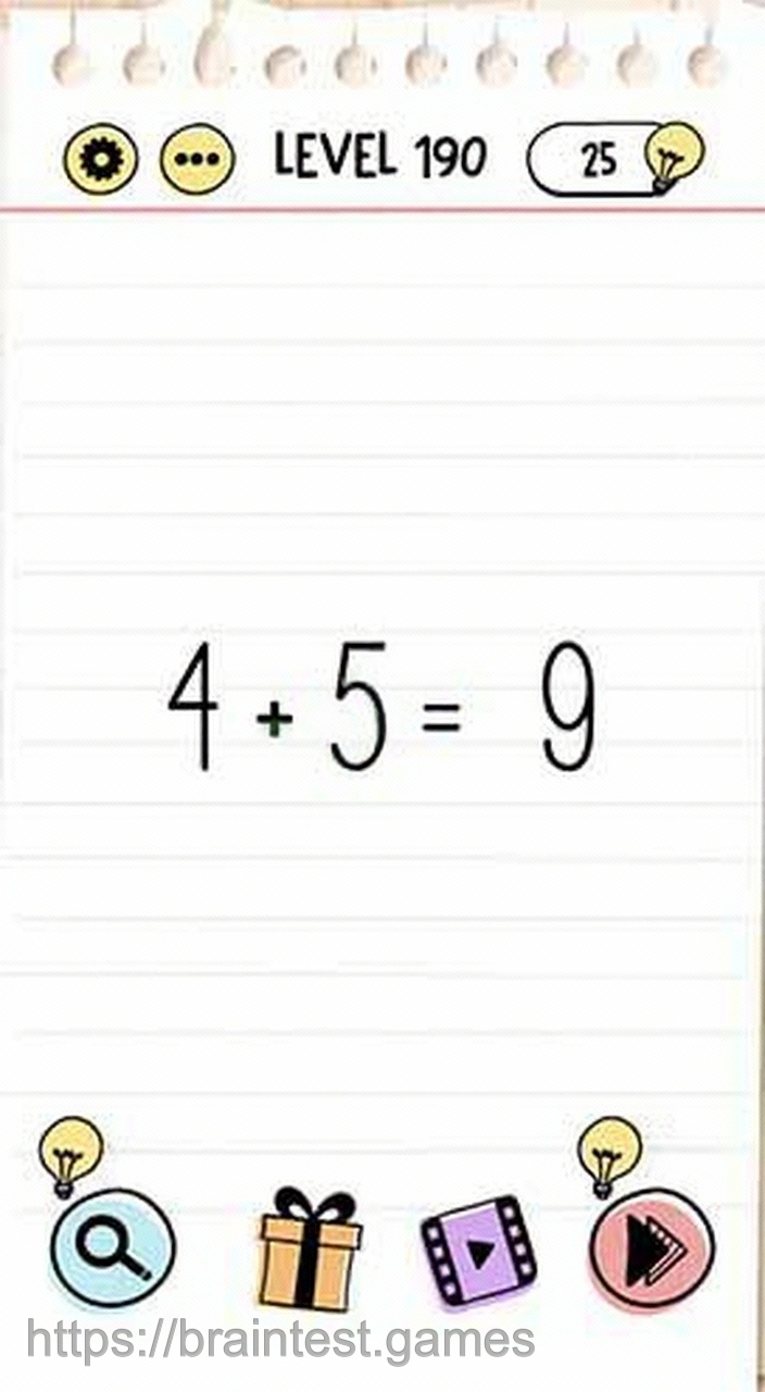 Brain Test Level 190 - Step 2