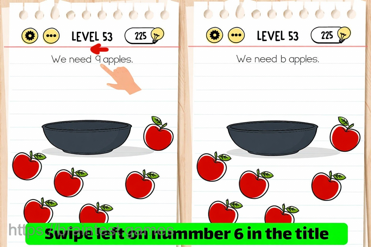 Brain Test Level 53 - Step 1