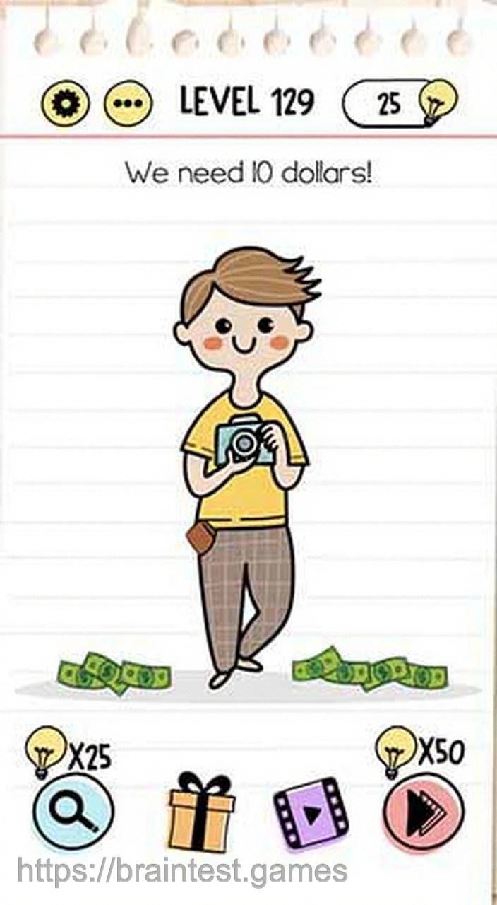Brain Test Level 129 - Step 1