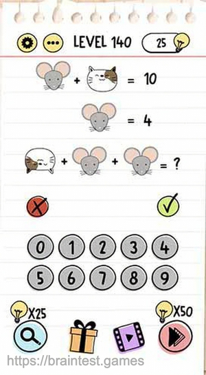Brain Test Level 140