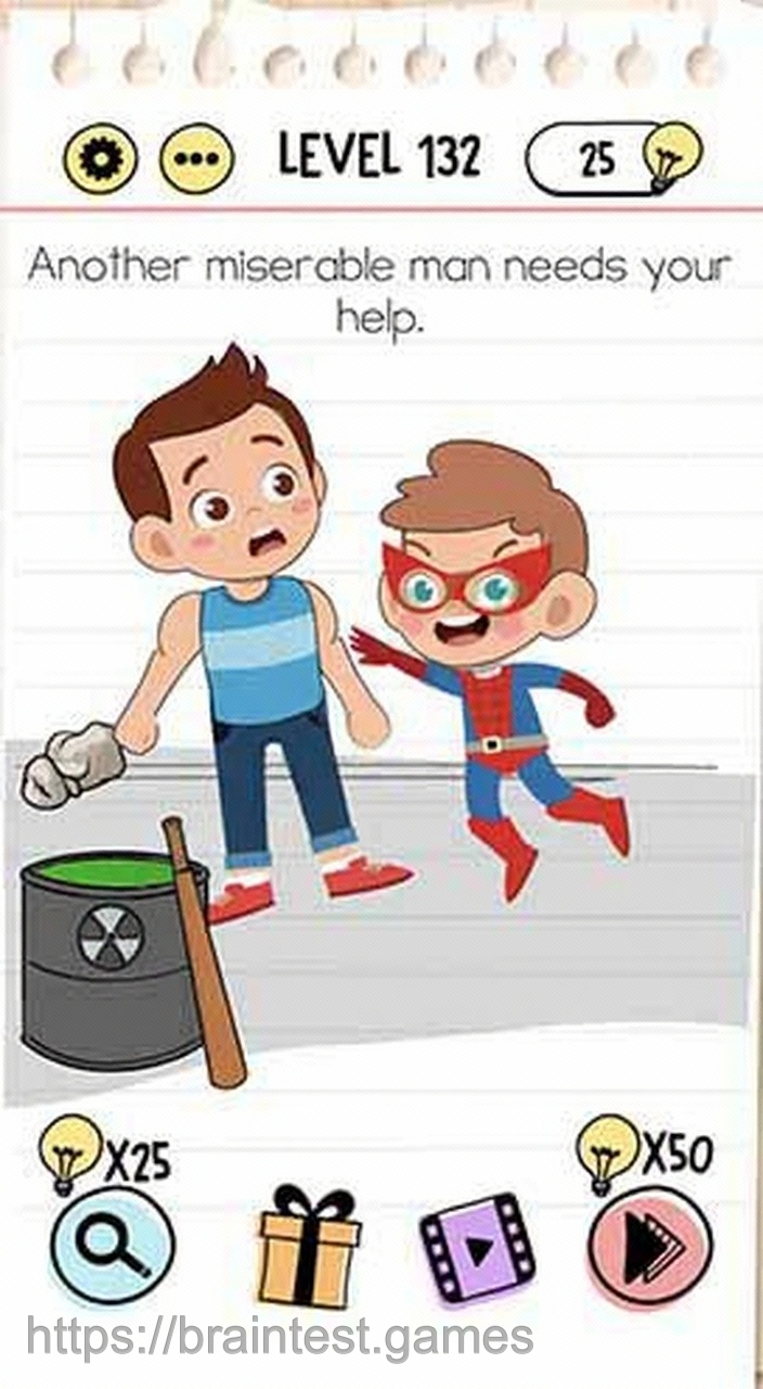 Brain Test Level 132 - Step 2