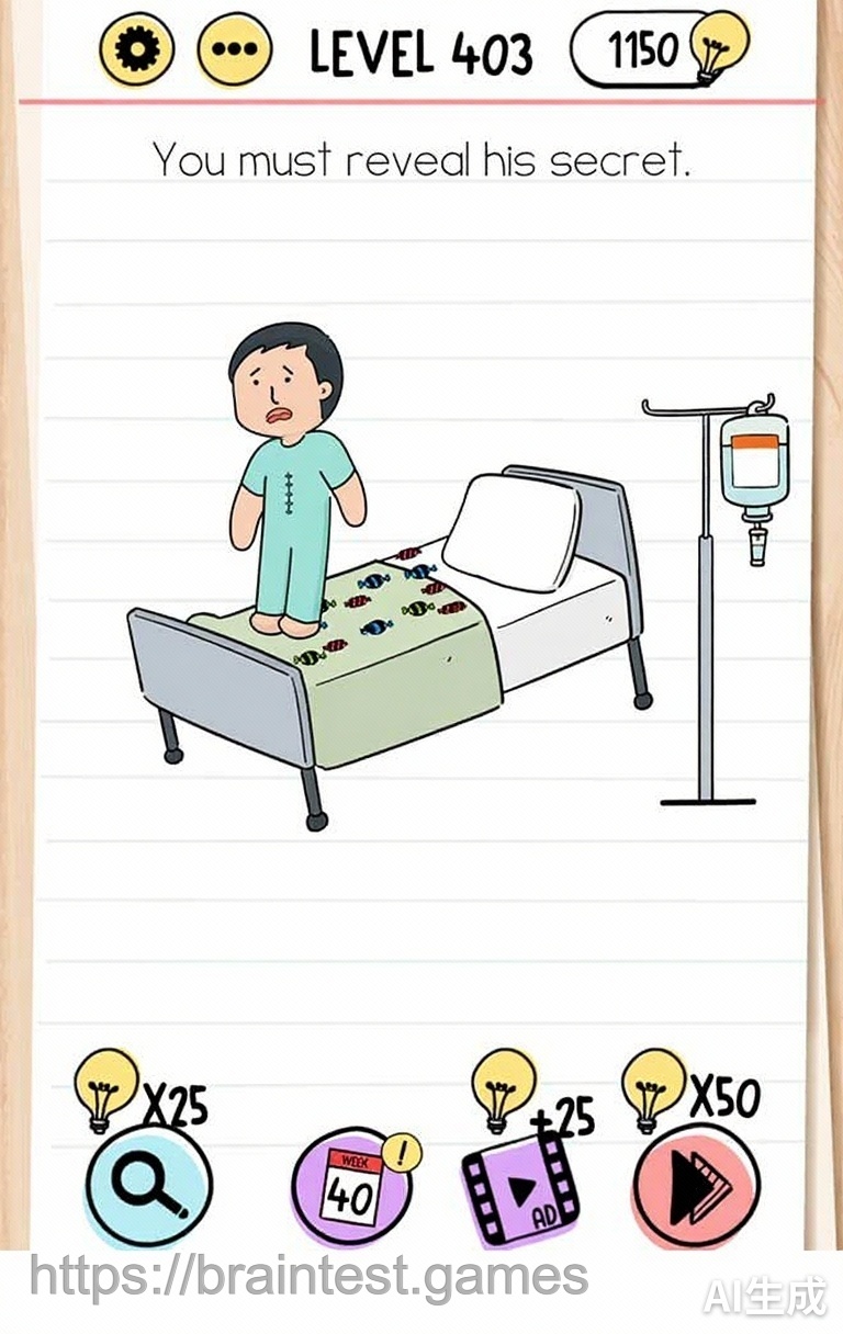 Brain Test Level 403 - Step 1