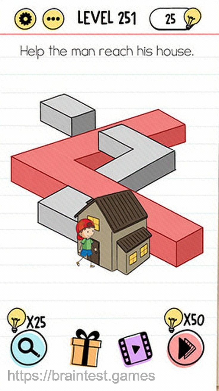 Brain Test Level 251 - Step 1