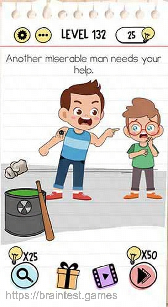 Brain Test Level 132 - Step 1