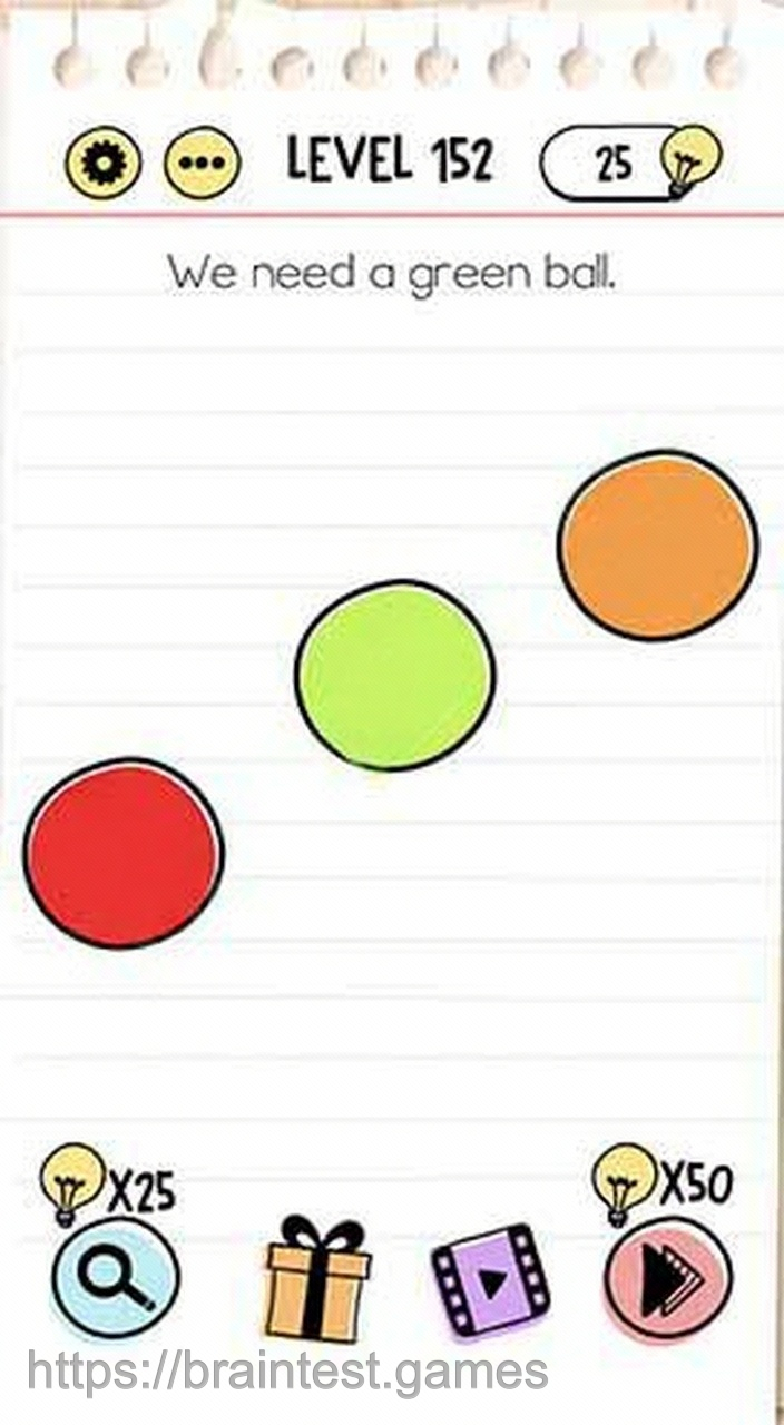 Brain Test Level 152 - Step 2