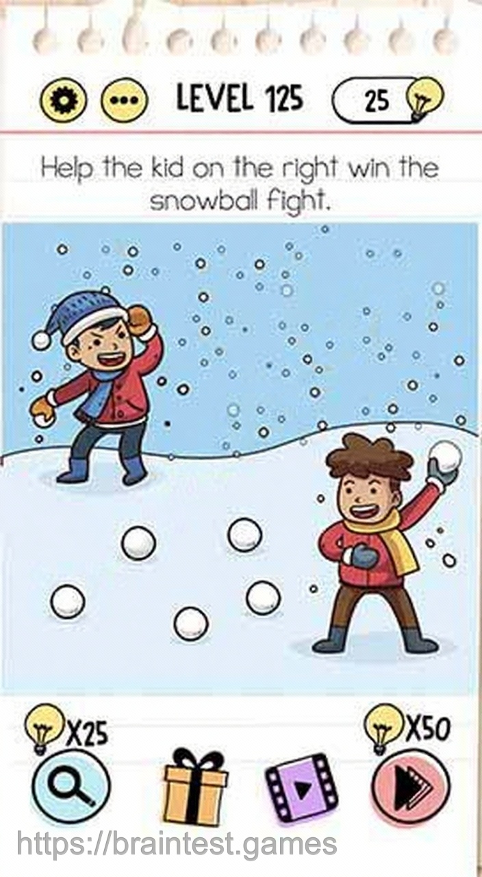 Brain Test Level 125 - Step 1