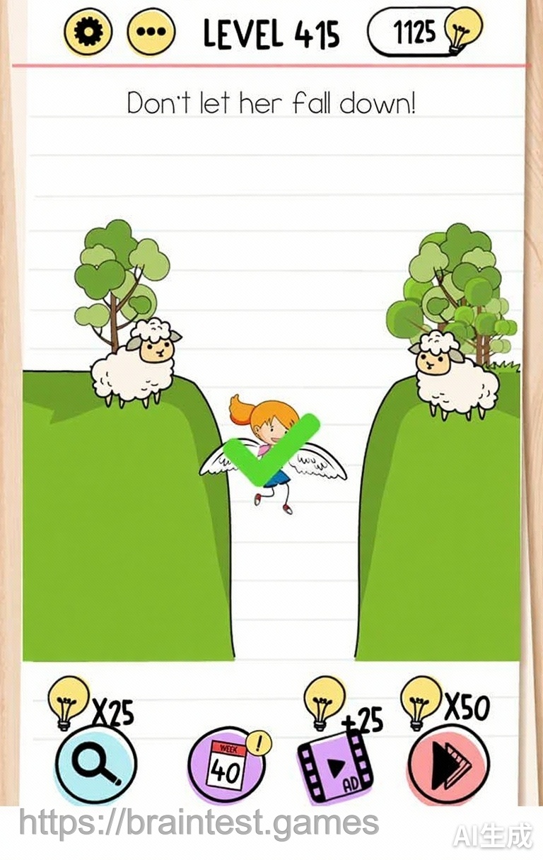 Brain Test Level 415 - Step 1