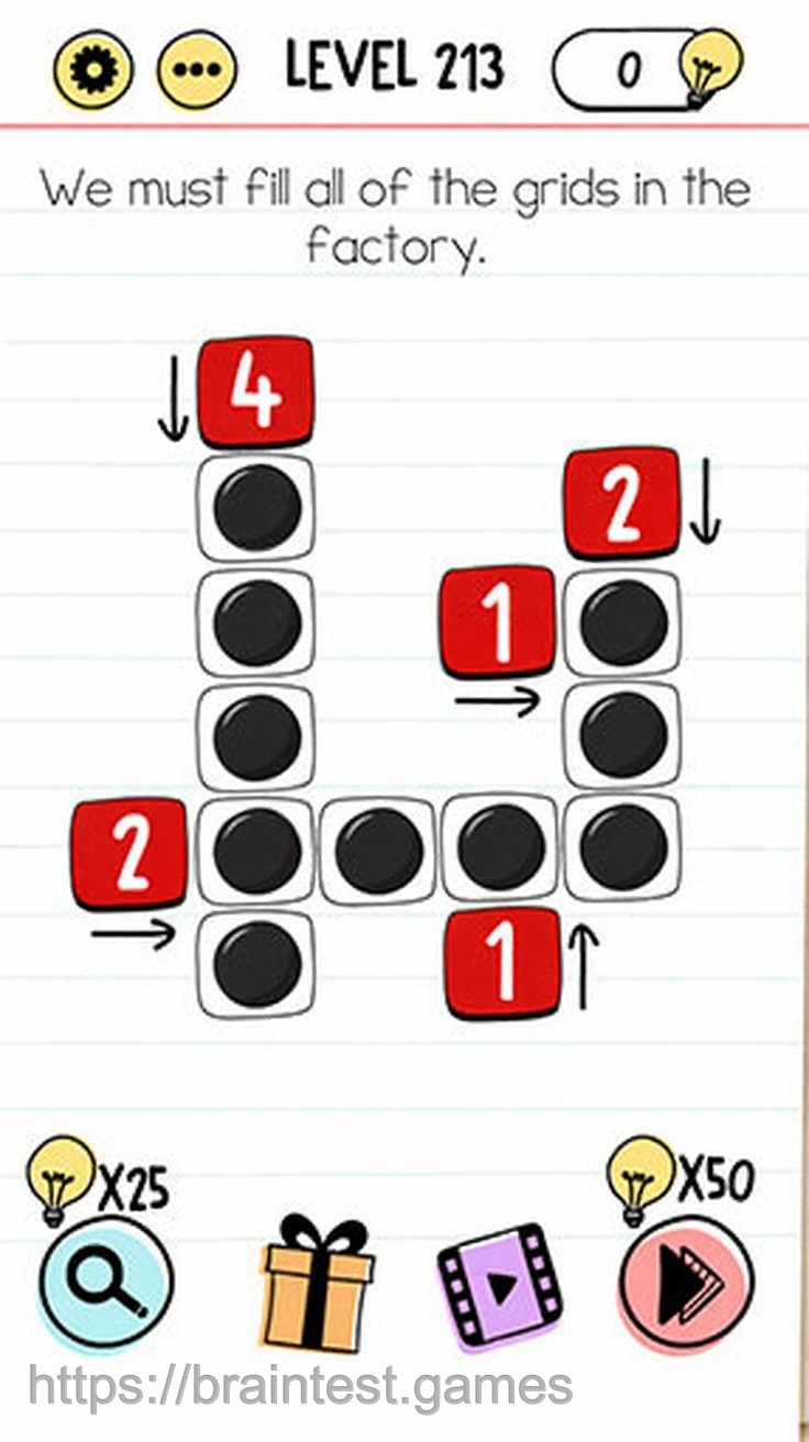 Brain Test Level 213 - Step 1