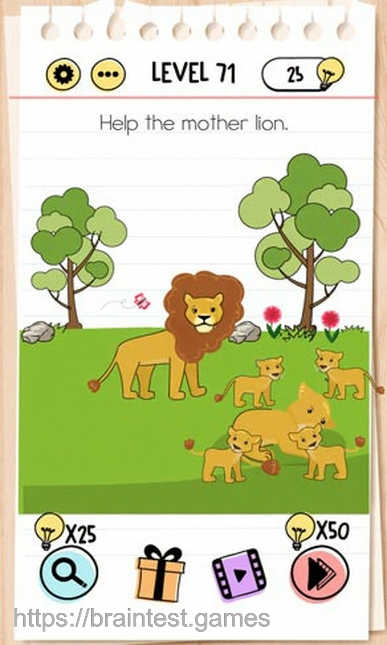 Brain Test Level 71 - Step 1