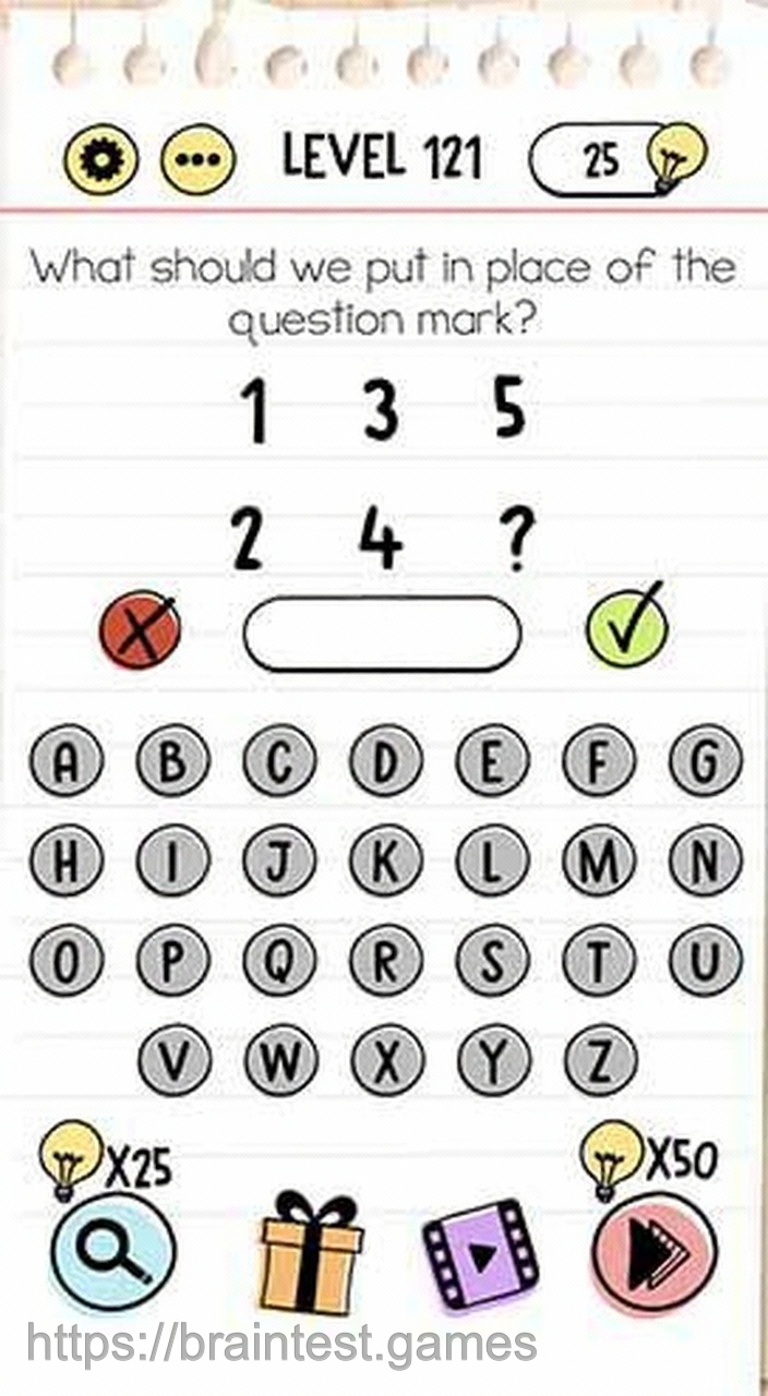 Brain Test Level 121 - Step 1