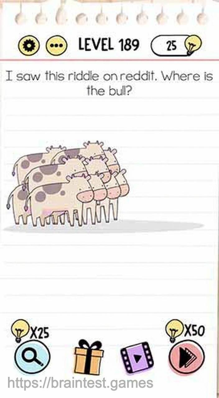 Brain Test Level 189 - Step 1